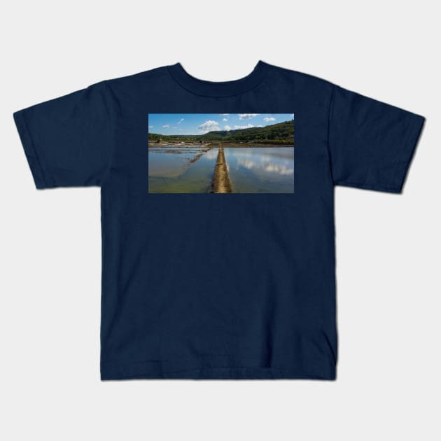 Strunjan Salt Flats, Slovenia Kids T-Shirt by jojobob